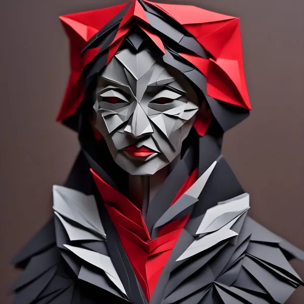 Charcoal Scarlet