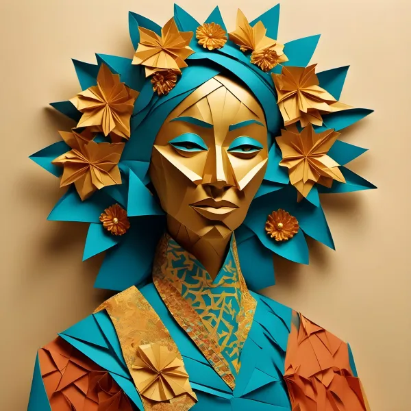 Teal Marigold