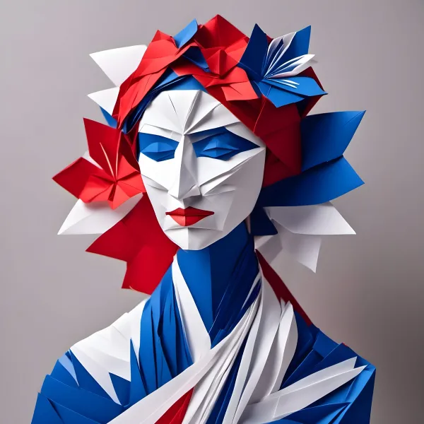 Blue Drape
