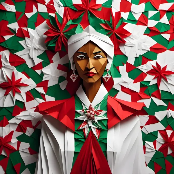 Poinsettia Mosaic