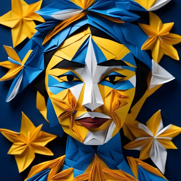 Navy Mosaic